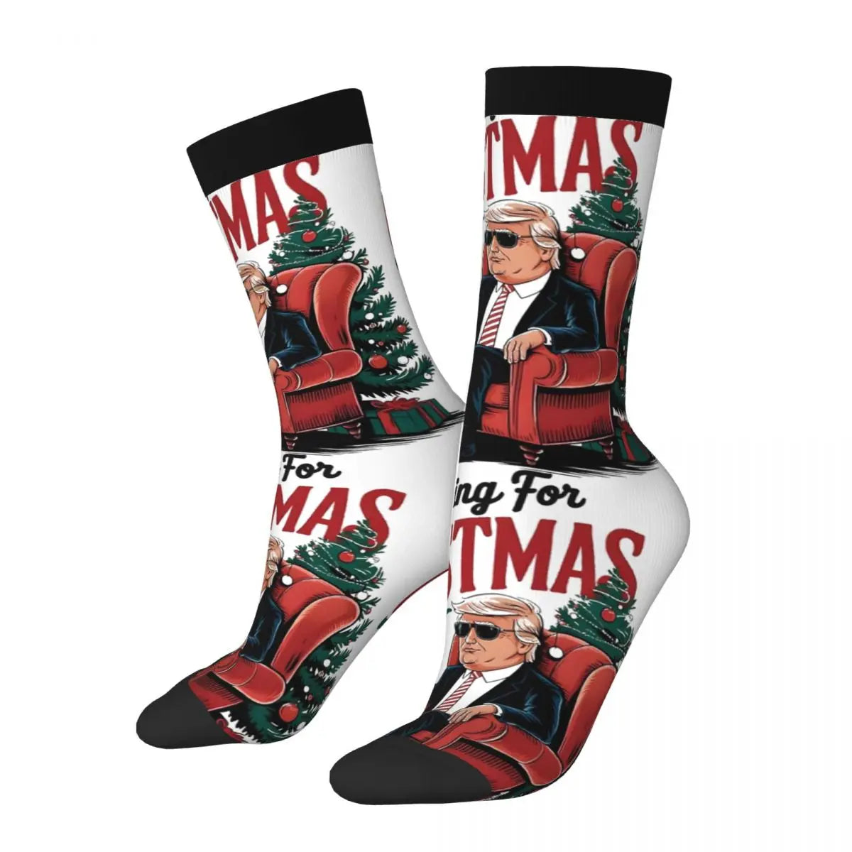 Trump Christmas socks