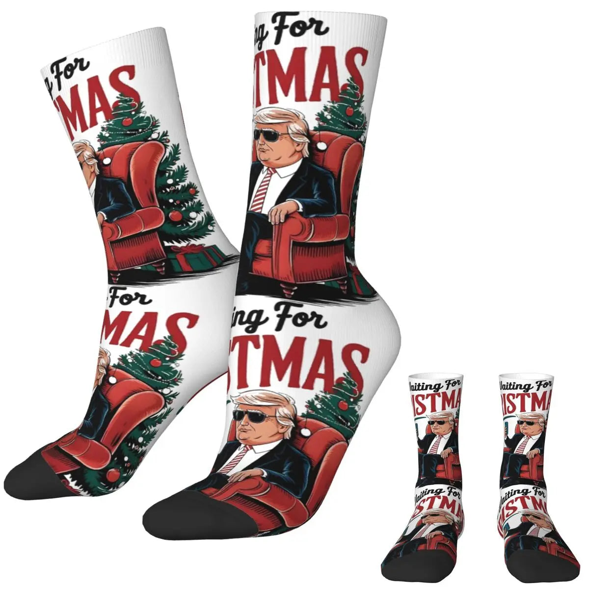 Trump Christmas socks