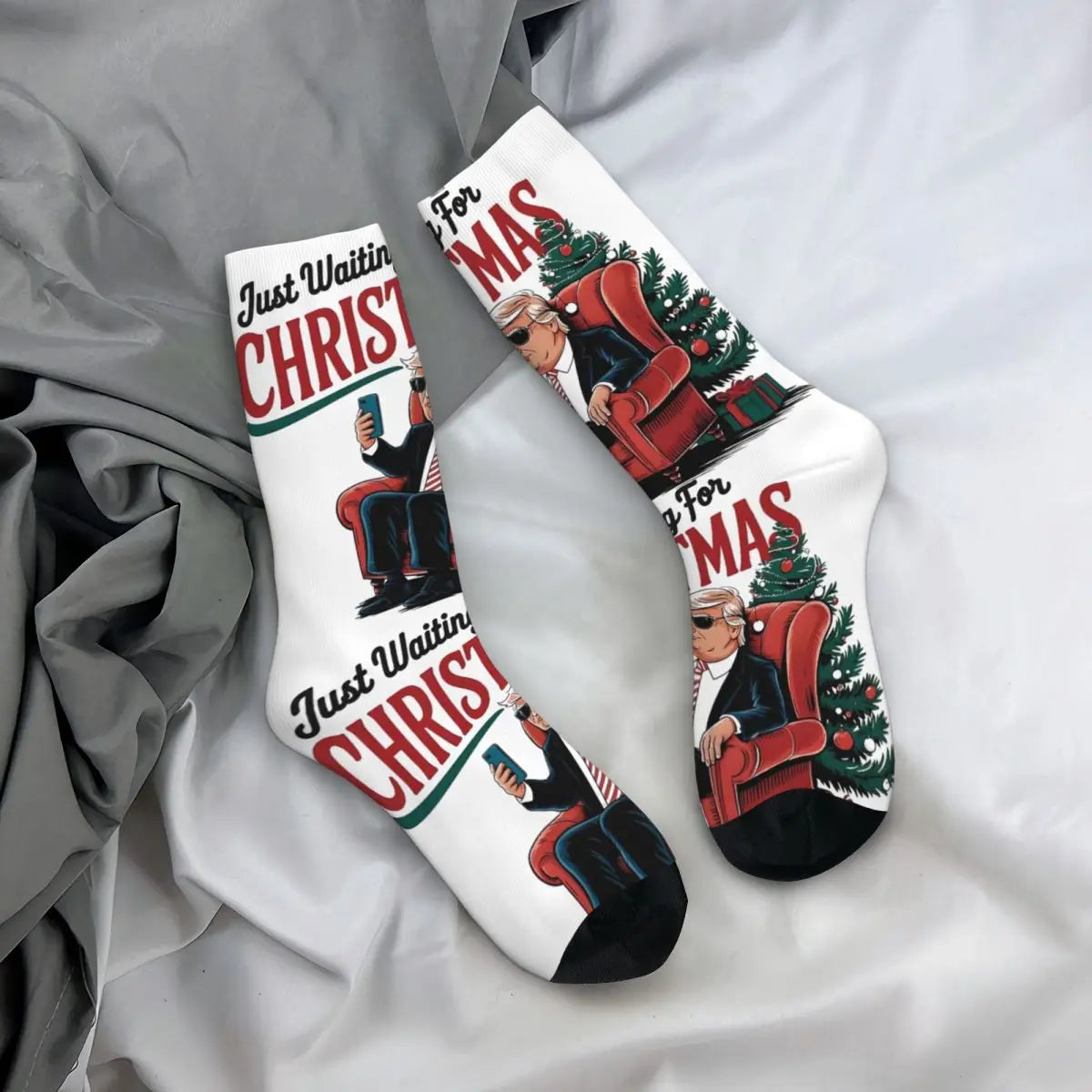 Trump Christmas socks