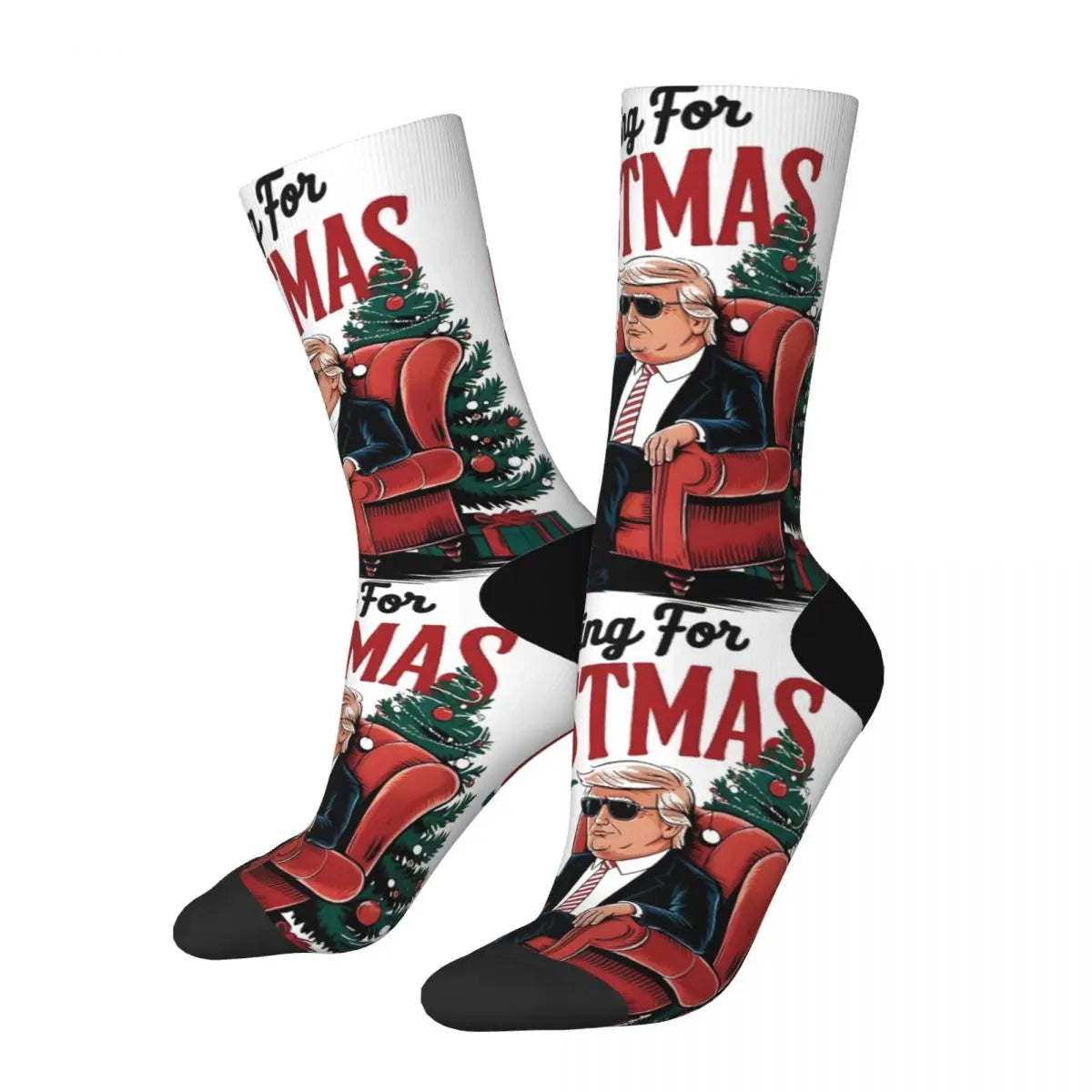Trump Christmas socks