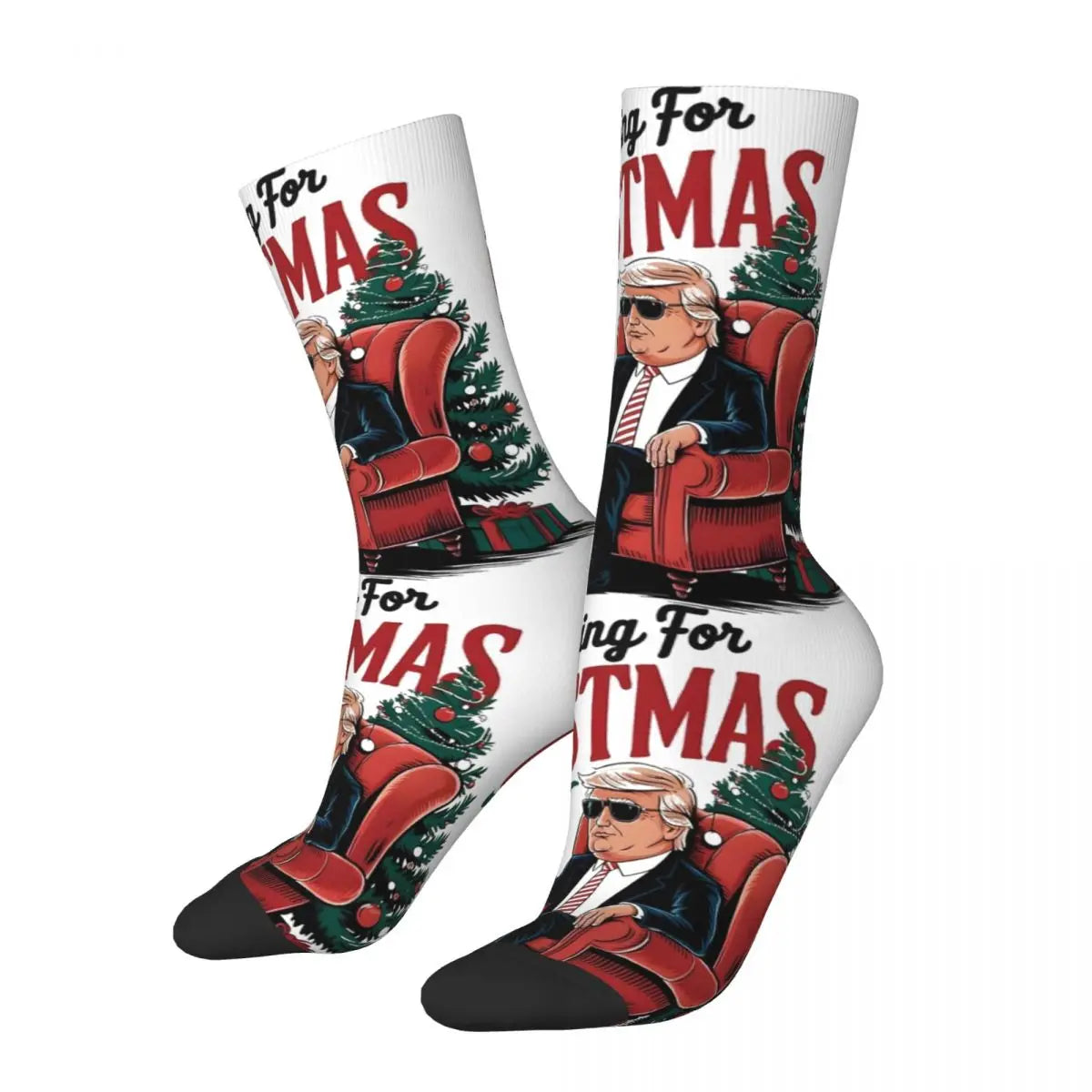 Trump Christmas socks