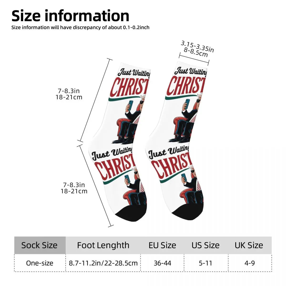 Trump Christmas socks